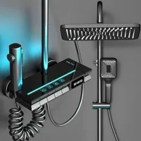 AquaLumen Luxe LED Douchepaneel met Digitale Display