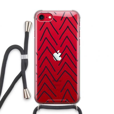 Marrakech Arrows: iPhone SE 2020 Transparant Hoesje met koord