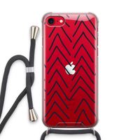 Marrakech Arrows: iPhone SE 2020 Transparant Hoesje met koord