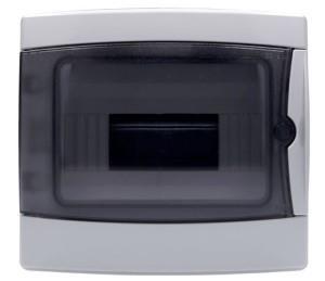 Groepenkast leeg 1 rij met deur + dinrail IP65 - 4517687