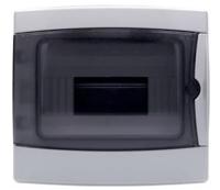 Groepenkast leeg 1 rij met deur + dinrail IP65 - 4517687