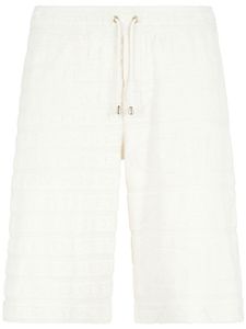 Giuseppe Zanotti bermuda en tissu éponge - Blanc