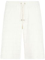 Giuseppe Zanotti bermuda en tissu éponge - Blanc