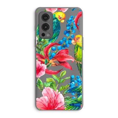Papegaaien: OnePlus Nord 2 5G Transparant Hoesje