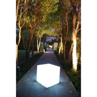 Witte lichtgevende kubus 40 cm E27 lamp