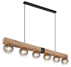 Globo Hanglamp Moitas 6-lichts recht 15656-6H