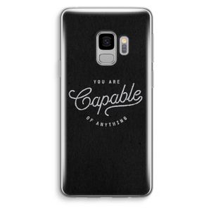 Capable: Samsung Galaxy S9 Transparant Hoesje