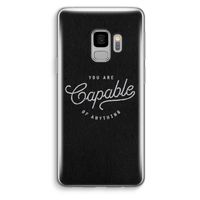 Capable: Samsung Galaxy S9 Transparant Hoesje