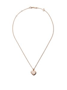 Chopard 18kt rose gold Happy Diamonds Icons pendant necklace