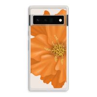 Orange Ellila flower: Google Pixel 6 Pro Transparant Hoesje