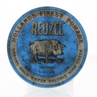 Reuzel Strong Hold Water Soluble High Sheen Pomade Blue 113gr