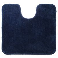 Sealskin Angora Toiletmat 55x60 cm Polyester Donkerblauw - thumbnail