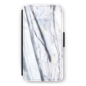 Gestreepte marmer: iPhone 12 mini Flip Hoesje