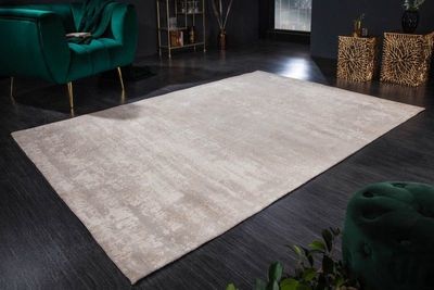 Vintage tapijt MODERN ART 240x160cm beige verwassen used look - 41260