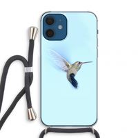 Kolibri: iPhone 12 mini Transparant Hoesje met koord