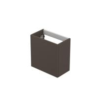 INK - Fontein Onderkast P2O Deur Greeploos Gelakt Universeel Draaiend - 400x220x400 mm - Mat Taupe