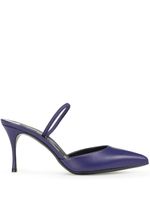 Sergio Rossi escarpins Godiva 75 mm en cuir - Violet