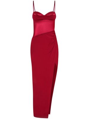 Nicholas robe-bustier Solara à coupe longue - Rouge