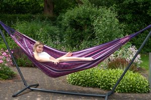 Hangmatset 2 Persoons Easy & Chill Love - Colombiaanse - Paars - 150 kg - Tropilex