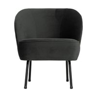 BePureHome Vogue fauteuil zwart - thumbnail