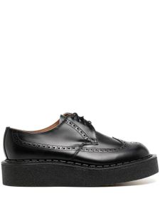 Comme des Garçons Homme Plus derbies en cuir à plateforme - Noir