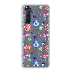 Bloemetjes: Sony Xperia 5 II Transparant Hoesje