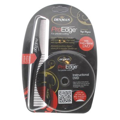 Denman Pro Edge Knipkam Zwart + DVD Kam Ref.DEPE01BLKDVD 1St Denman Pro Edge Knipkam Zwart + DVD Kam Ref.DEPE01BLKDVD 1St