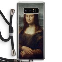 Mona Lisa: Samsung Galaxy Note 8 Transparant Hoesje met koord