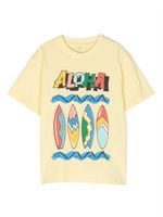 Stella McCartney Kids t-shirt à imprimé Aloha - Jaune - thumbnail