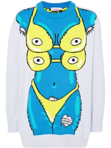 Charles Jeffrey Loverboy pull en maille intarsia - Bleu