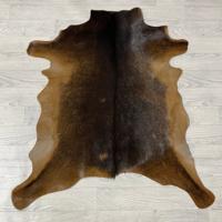Geitenhuid bruin wit 95x95cm