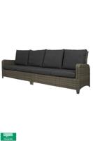 Qopps Aruba bank 4-zits licht Grijs