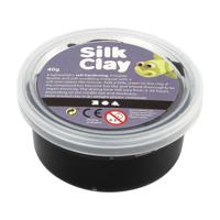 Silk Clay Zwart, 40gr.