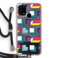 8-bit N°7: Samsung Galaxy M31 Transparant Hoesje met koord