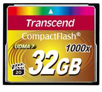 Transcend 1000x CompactFlash 32GB flashgeheugen MLC - thumbnail