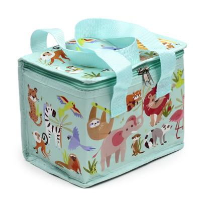 Kleine lunch koeltas - Animal Kingdom print - 20 x 15 x 14 cm - 4,7 liter