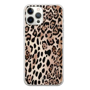iPhone 12 Pro Max siliconen hoesje - Golden wildcat