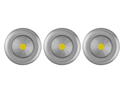LIVARNO home 3 LED-lampen (Zilver)