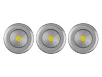LIVARNO home 3 LED-lampen (Zilver)