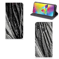Book Wallet Case Samsung Galaxy M20 Boomschors Grijs