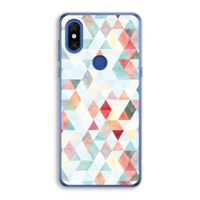 Gekleurde driehoekjes pastel: Xiaomi Mi Mix 3 Transparant Hoesje