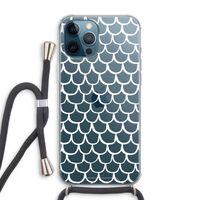 Dakpannetjes: iPhone 12 Pro Max Transparant Hoesje met koord