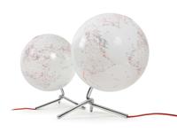 Atmosphere NR-0331NONO-GB Globe Nodo 30cm Diameter Met Verlichting Wit / Rood