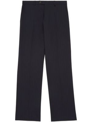 MM6 Maison Margiela jean droit à détails de coutures - Noir