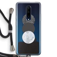 Marmeren cirkels: OnePlus 7 Pro Transparant Hoesje met koord