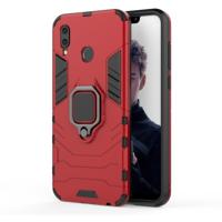 PC + TPU schokbestendige beschermhoes voor Huawei Honor spelen met magnetische ring houder (rood)