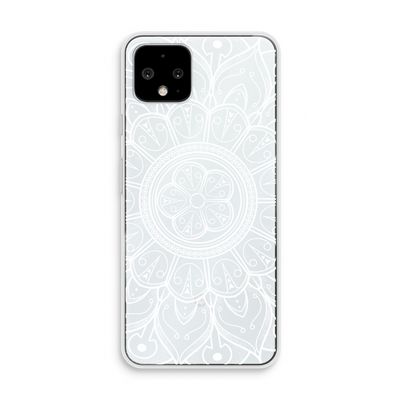Roses Are Red: Pixel 4 Transparant Hoesje
