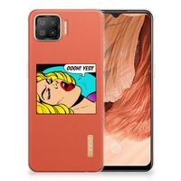 OPPO A73 4G Silicone Back Cover Popart Oh Yes - thumbnail