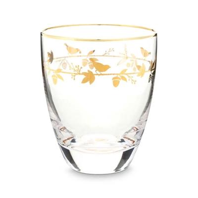Water glas Winter Wonderland Gold 360ml