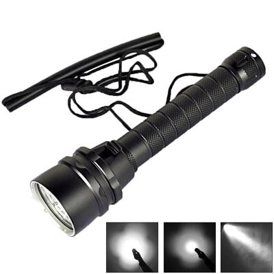5 x CREE XM-L2 White Light Diving Flashlight 6800 LM Diving Depth: 150m (Black)